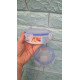 Combo 2 hộp nhựa Sina mini tròn 250ml 