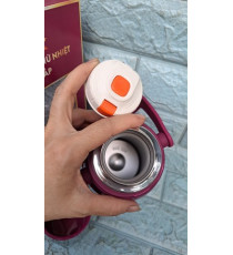 Bình giữ nhiệt Lock & Lock 1150ml quà từ Glucena hồng