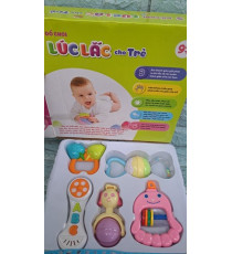 Hộp đồ chơi xúc xắc (lục lạc) cho bé