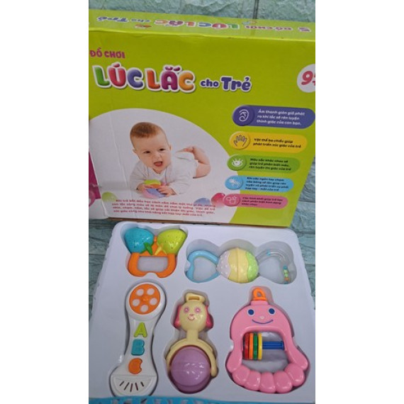 Hộp đồ chơi xúc xắc (lục lạc) cho bé