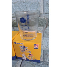 Ca thủy tinh có chia vạch quà từ sữa 300ml