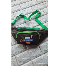 Túi bao tử đen pha xanh lá Milo