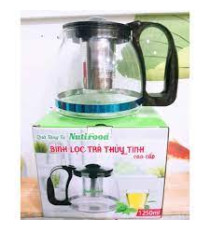 Bình lọc trà thủy tinh cao cấp (Quà từ Nutifood)