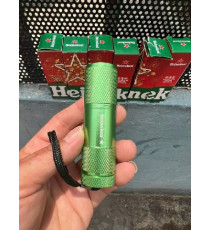 Đèn pin tia UV 9 bóng led - Đèn soi tiền giả Heineken
