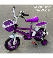 Xe đạp 12 inch cho bé màu tím  (giao hàng có phí) 