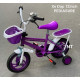 Xe đạp 12 inch cho bé màu tím  (giao hàng có phí) 