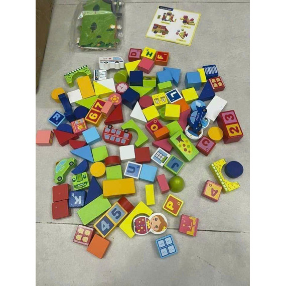 Bộ đồ chơi lắp ráp, thả khối gỗ Similac