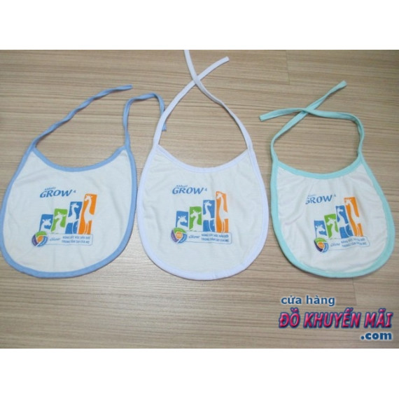 Set 3 yếm ăn cotton cho bé Abbot