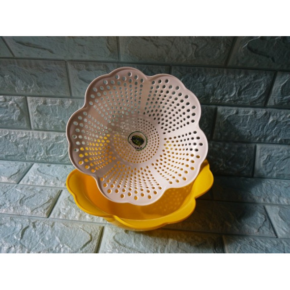 Bộ thau rổ nhỏ xinh Sunlight hình hoa 25cm